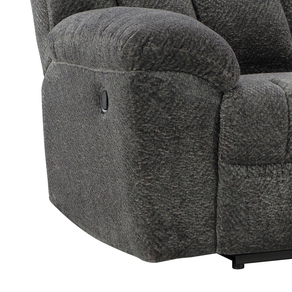 Ashley Frohn Manual Reclining Loveseat in Graphite, , large