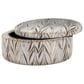 Jonathan Louis Large Round Storage Ottoman in Katalina Shell, , large