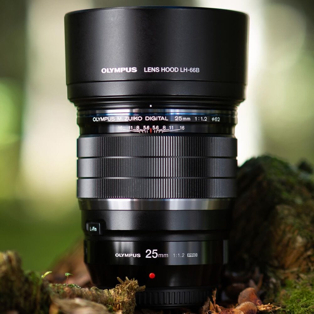 OM- System M.Zuiko Digital ED 25mm f/1.2 Pro Lens in Black, , large
