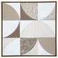 Ashley Harelman 40" x 40" Wall Art in Tan, Taupe and White, , large