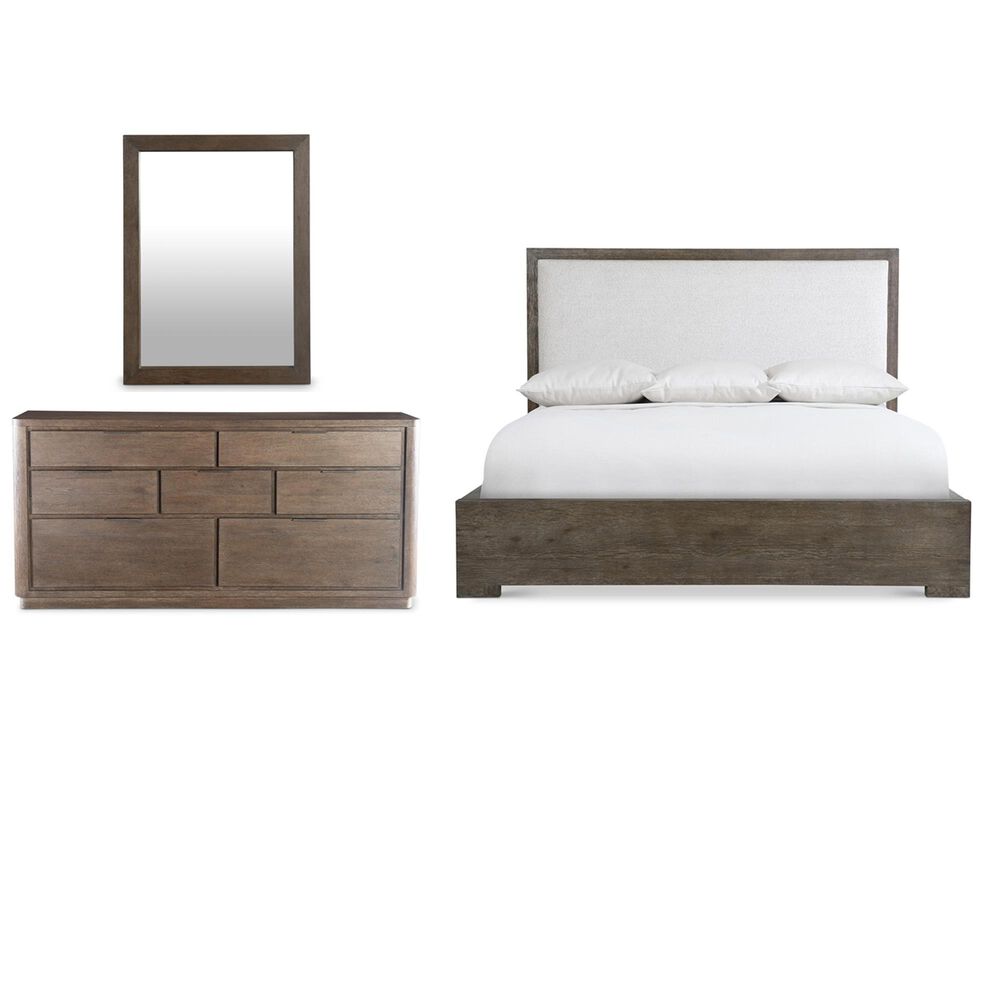 Bernhardt Outline 3-Piece Queen Panel Bedroom Set in Cassel, , large