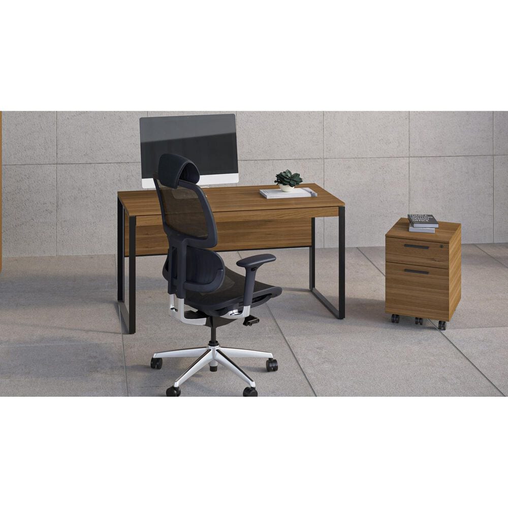 BDI Linea 2-Drawer Mobile File in Natural Walnut, , large