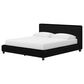 Ashley Zuraleus 4-Piece California King Upholstered Platform Bedroom Set in Matte Black, , large