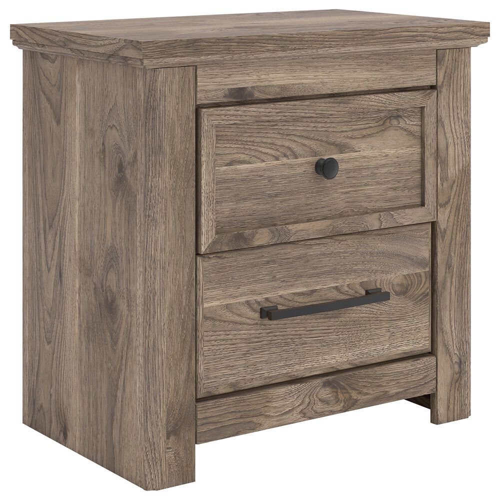 Ashley Rusticott 2-Drawer Nightstand in Brown, , large