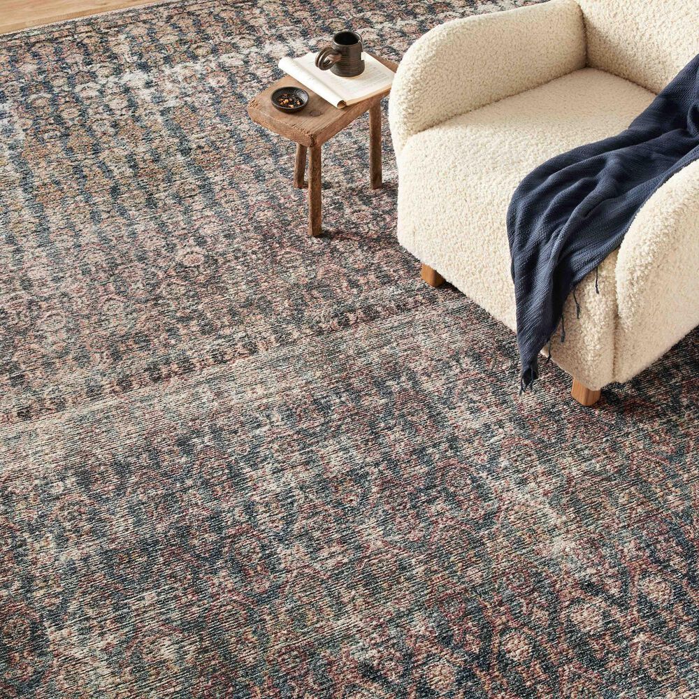 Amber Lewis x Loloi Billie 8&#39;6&quot; x 11&#39;6&quot; Ocean and Brick Area Rug, , large