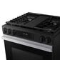 Samsung Bespoke Bespoke 6.0 Cu. Ft. Smart Slide-In Gas Range with Auto Conversion and 17K BTU Power Burner in Stainless Steel, , large