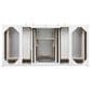 James Martin Vanities Chicago 48" Single Bathroom Vanity in Glossy White with 3 cm Parisien Bleu Quartz Top and Rectangular Sink, , large