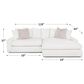 Moore Furniture London 2-Piece Sectional in Snow, , large