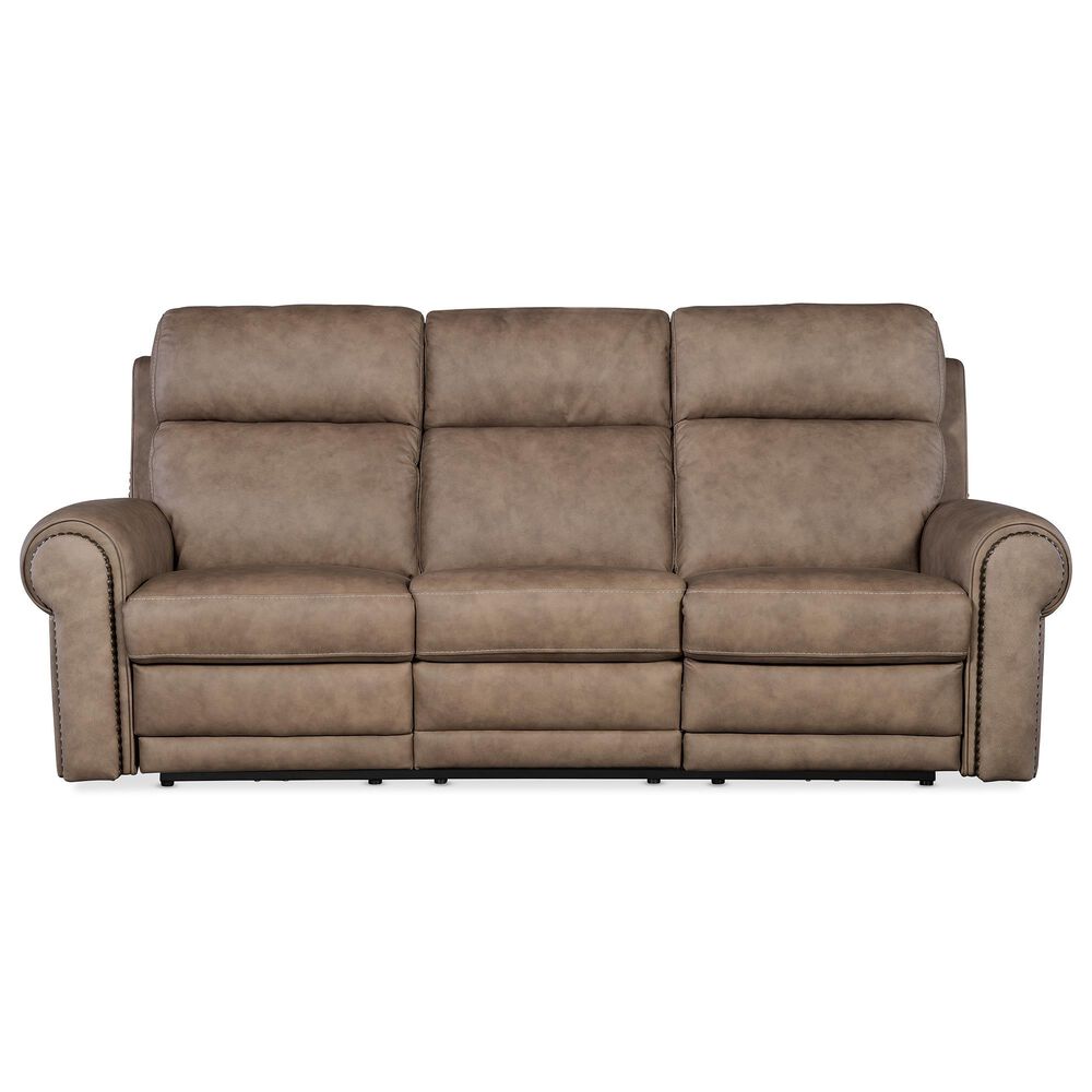 Hooker Furniture Duncan Power Reclining Sofa in Kalahari Camel, , large