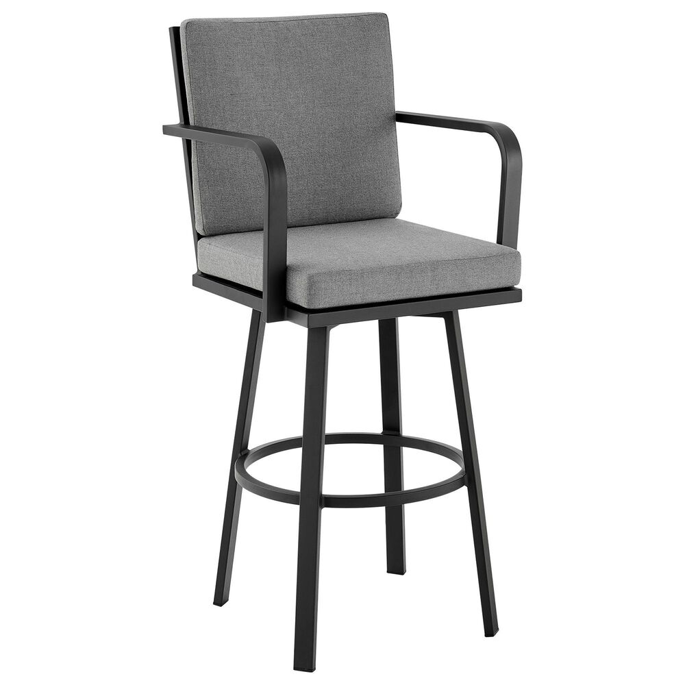Blue River Don 30" Patio Barstool in Dark Gray, , large