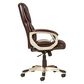 Global Seating Bonded Leather Executive Chair in Brown, , large