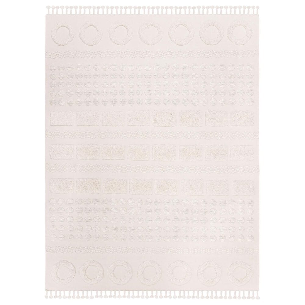 Safavieh Natura NAT251A 8" x 10" Ivory Area Rug, , large