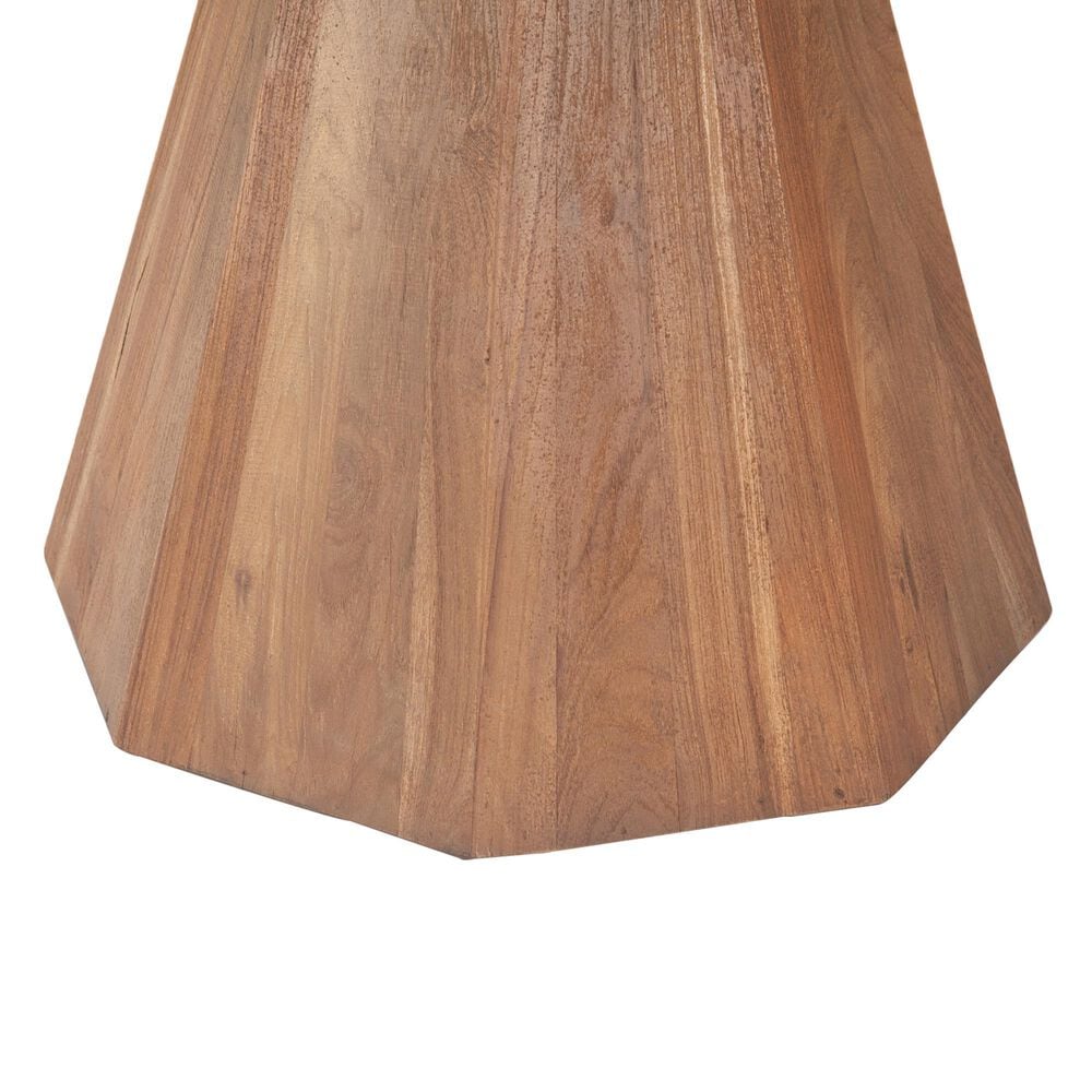 Home Trends &amp; Design Eiffel 48" Counter Height Dining Table in Antique Teak - Table Only, , large