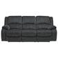 Ashley Draycoll 3-Piece Manual Reclining Living Room Set in Slate, , large