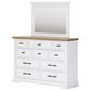 Ashley 3-Piece King Bedroom Set in White and Natural, , large