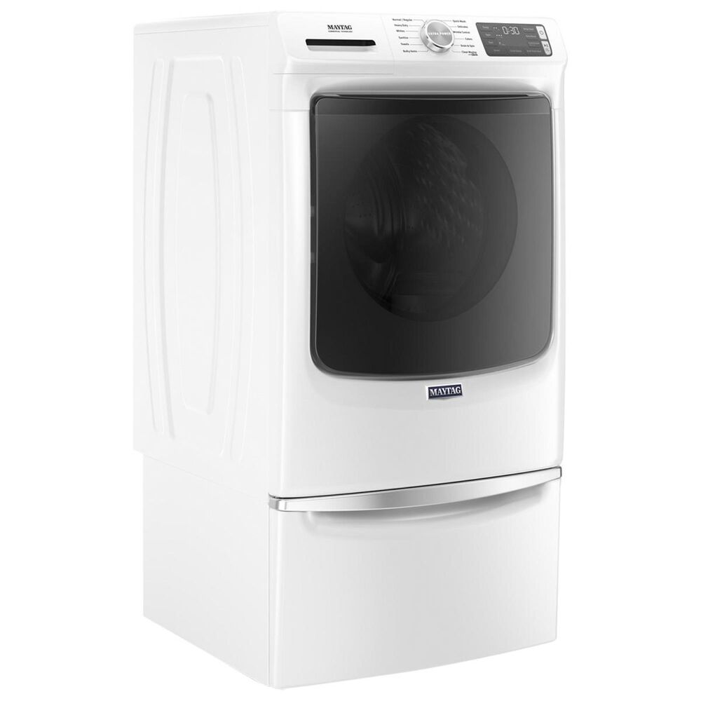 Maytag 4.8 Cu. Ft. Front Load Washer with Steam in White, , large