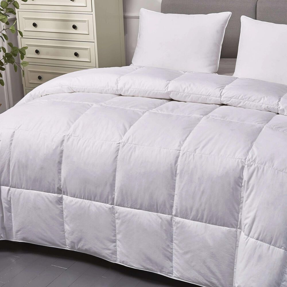 Blue Ridge Home Fashions Naples 700 Thread Count King Down Comforter in White, , large