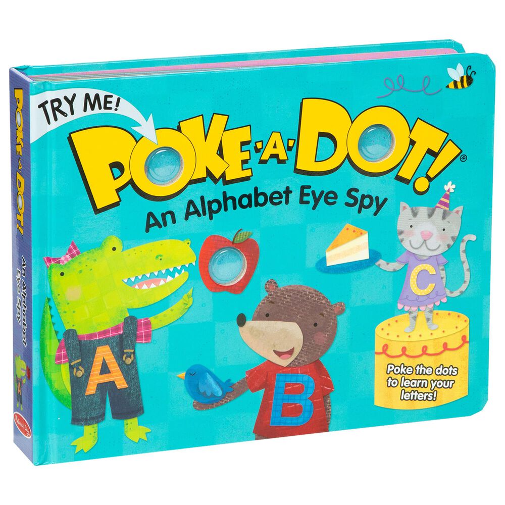 Melissa & Doug Poke-A-Dot: An Alphabet Eye Spy Board Book, , large
