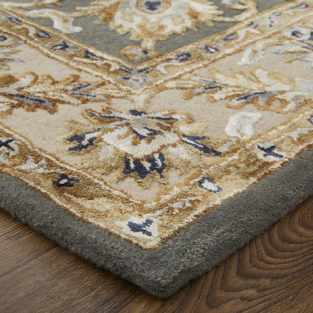Feizy Prescott 5&#39; x 8&#39; Sage and Beige Area Rug, , large