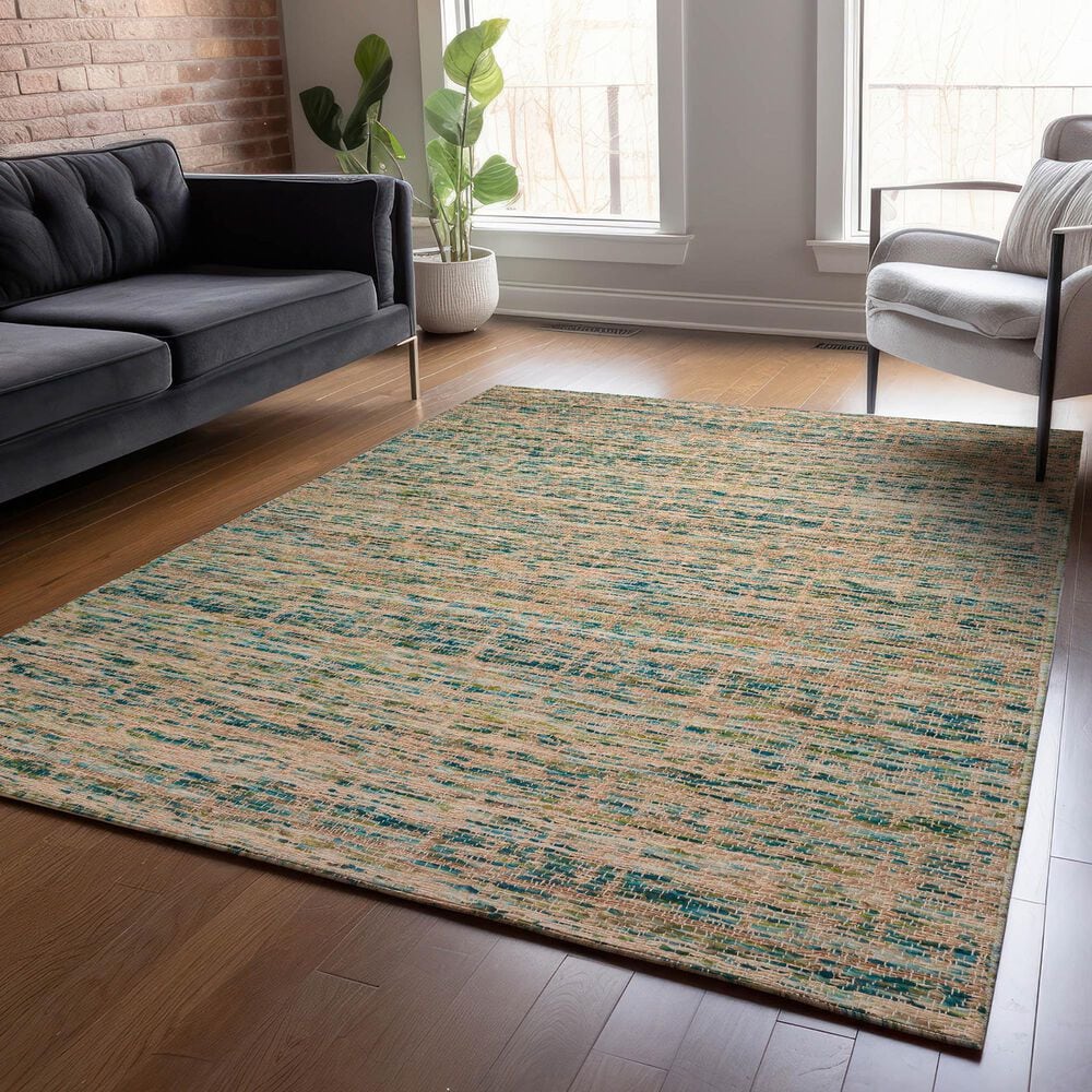 Dalyn Rug Company Sahara 8&#39; x 10&#39; Teal Area Rug, , large