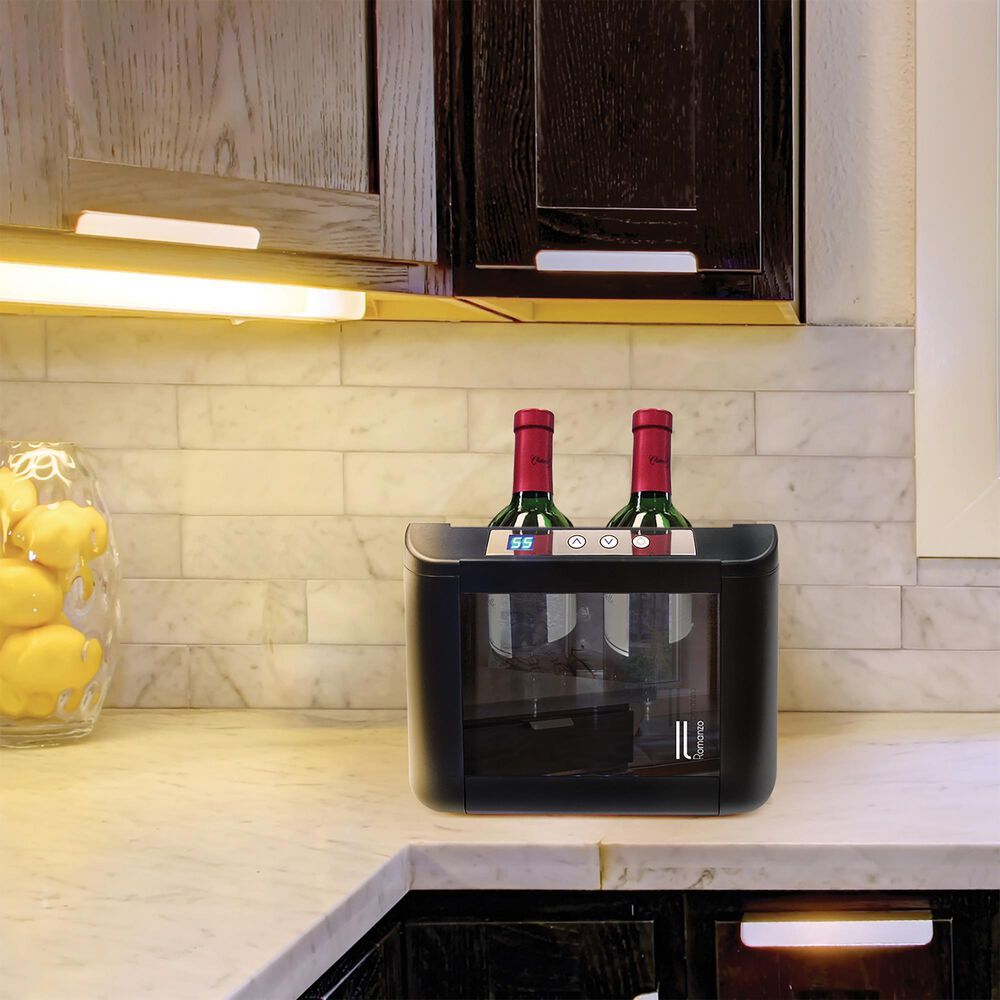Vinotemp 2 Bottle Open Wine Cooler, Blk, , large