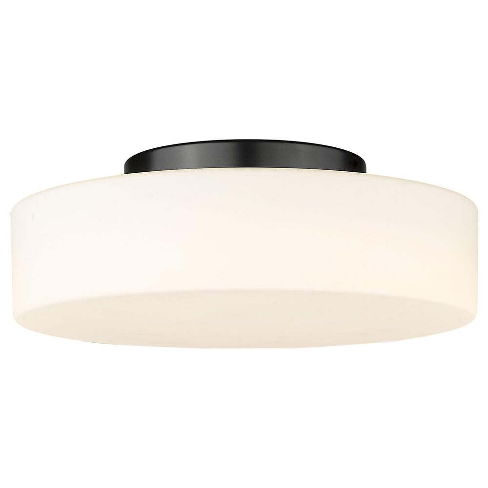 Golden Lighting Toli 1-Light Flush Mount in Matte Black, , large