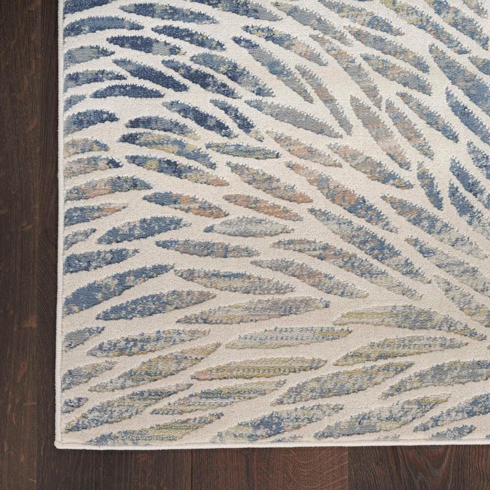 Nourison Exhale 5&#39;3&quot; x 7&#39;3&quot; Multicolor Area Rug, , large