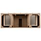 James Martin Vanities Bristol 60" Single Bathroom Vanity in Whitewashed Walnut with 3 cm Eternal Marfil Quartz Top and Rectangular Sink, , large