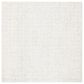 Safavieh Micro-Loop 5" Square Light Grey and Ivory Area Rug, , large