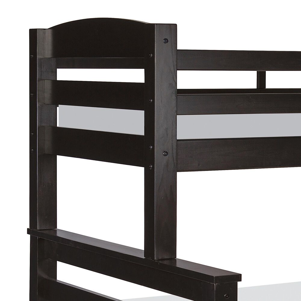 Parkerville Furniture Line Porter Twin over Full Bunk Bed in Black, , large