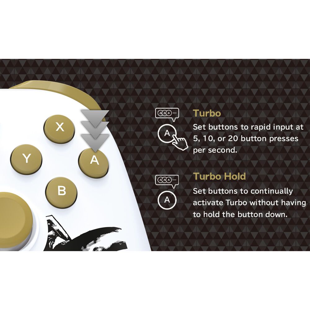 Hori Horipad Turbo Wired Zelda Controller in White - Nintendo Switch, , large