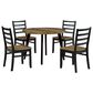 Ashley Blondon 5-Piece Round Dining Set in Brown and Black, , large