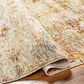 Surya Mona Lisa Abstract 10" x 14" Tan, Mustard, Olive, Sage, Brick Red, Dark Blue and Burgundy Area Rug, , large