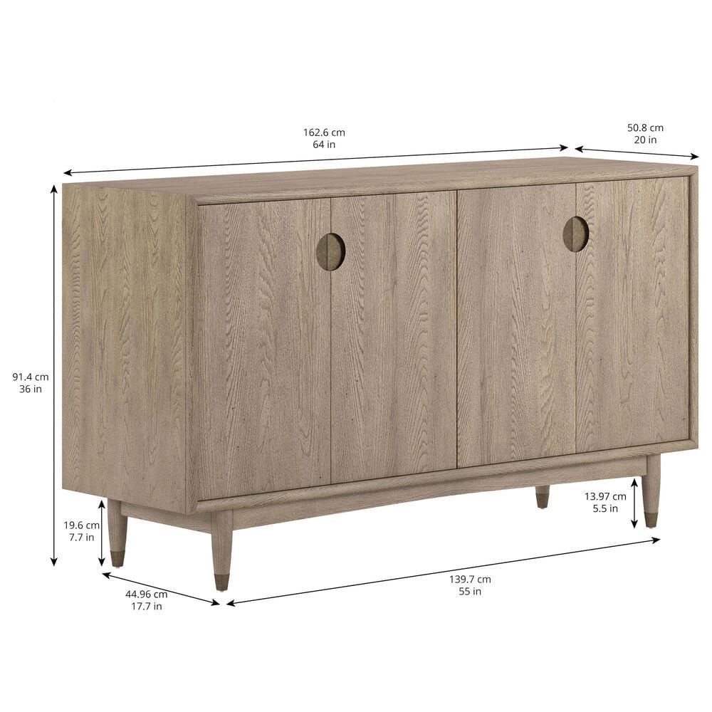 Vantage Finn Credenza Sideboard in Tawny and Gold, , large