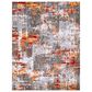 Surya Rafetus ETS-2305 7"10" x 10"2" Burnt Orange and Medium Gray Area Rug, , large