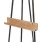 Maple and Jade Extra Large Adjustable Display Easel with Wood Tray in Matte Black and Dark Brown, , large