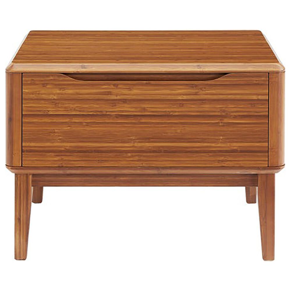 Natural Bamboo Furnishings Currant King Bedroom and Two Nightstands in Amber, , large