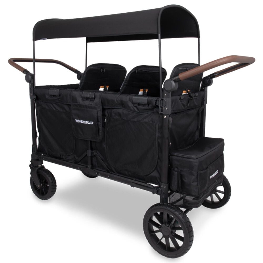 Wonderfold Luxe Pro 6-Seater Stroller Wagon in Jet Black, , large