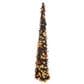 The Gerson Company 65" Pop-Up Tinsel Halloween Tree in Black, , large