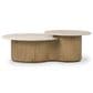 Four Hands Toro Coffee Table in Cappuccino and Rubbed Light Oak, , large