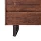Home Trends & Design Aspen 6-Drawer Dresser and Mirror in Walnut Brown and Antique Zinc, , large