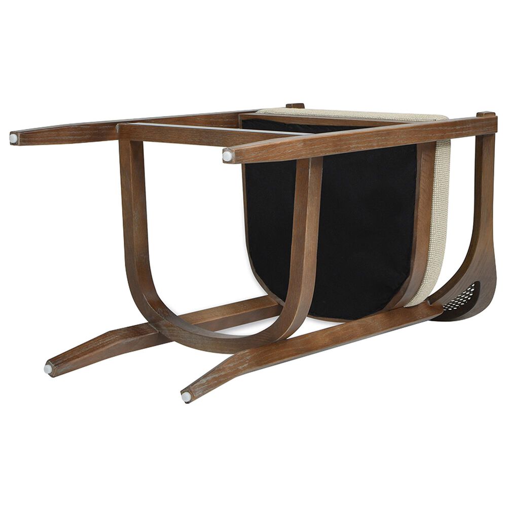 Jennifer Taylor Home Americana 30.5" Bar Stool with Taupe Beige Cushion in Natural, , large