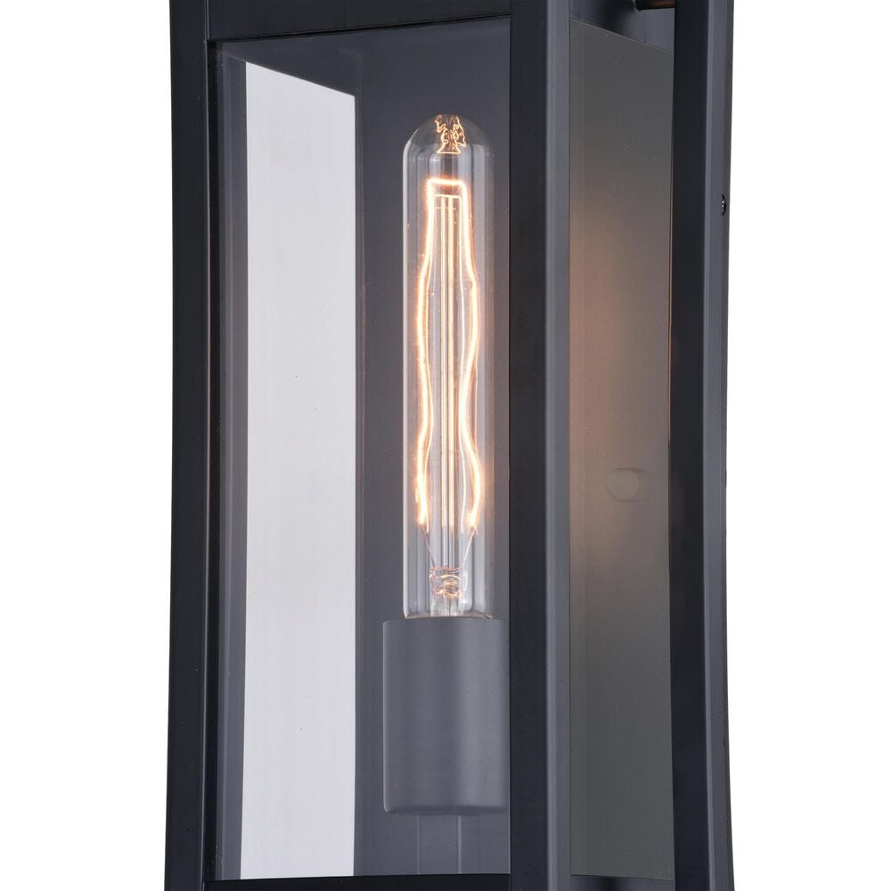 Vaxcel Sheridan 1-Light Outdoor Wall Sconce in Matte Black, , large