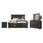 A-America Sun Valley 4 Piece Queen Storage Bedroom Set in Charcoal, , large