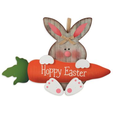 The Gerson Company 11.4" x 16.5" Bunny Hoppy Easter Wall Art, , large