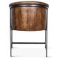 Home Trends & Design Essex Arm Chair in Powder Coated Black, , large
