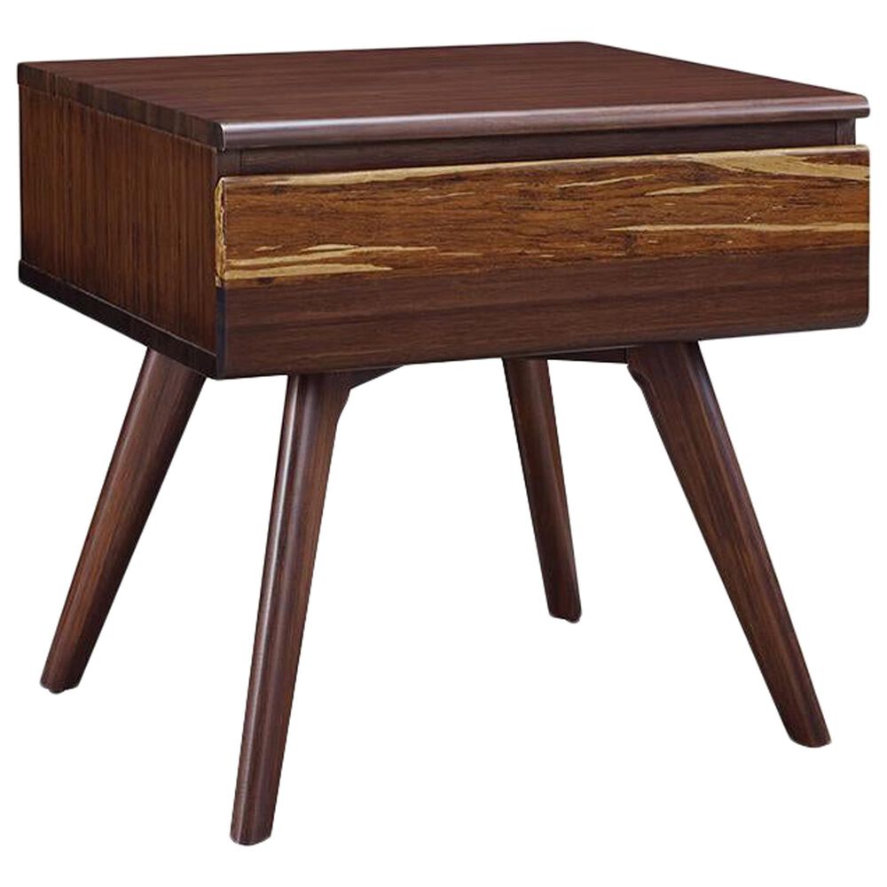 Natural Bamboo Furnishings Nightstand in Sable, , large
