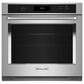 KitchenAid 30" Single Wall Oven with Air Fry Mode in PrintShield Stainless Steel, , large