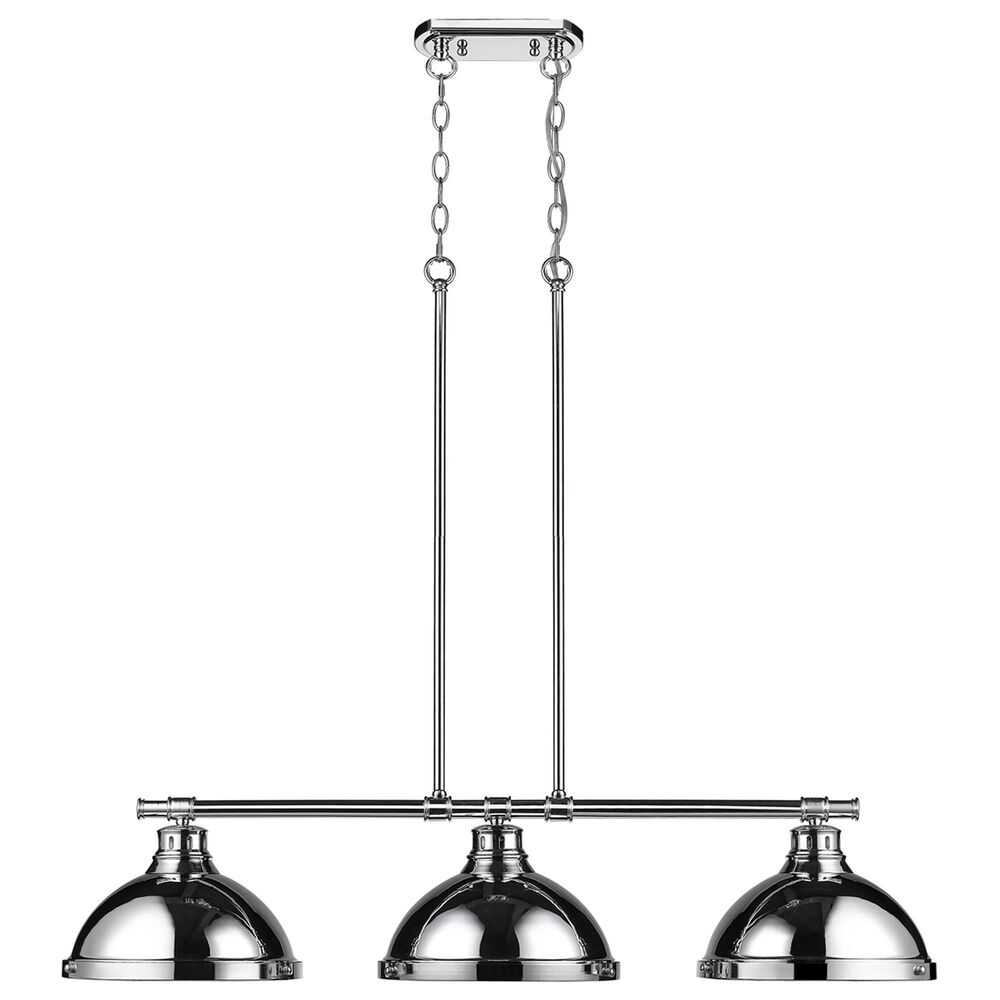 Golden Lighting Duncan 3-Light Pendant in Chrome, , large