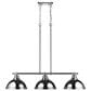 Golden Lighting Duncan 3-Light Pendant in Chrome, , large